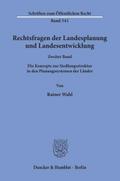Rechtsfragen der Landesplanung und Landesentwicklung.