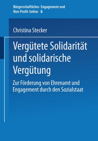 Vergütete Solidarität und solidarische Vergütung