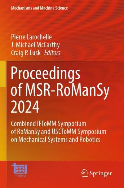 Proceedings of MSR-RoManSy 2024