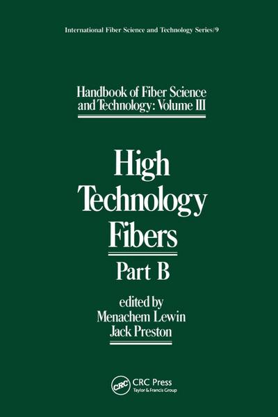 Handbook of Fiber Science and Technology Volume 2