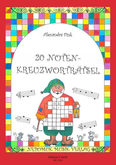 20 Noten-Kreuzworträtsel