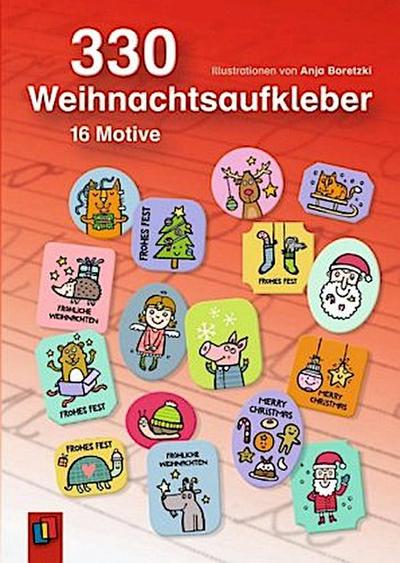 330 Weihnachtsaufkleber