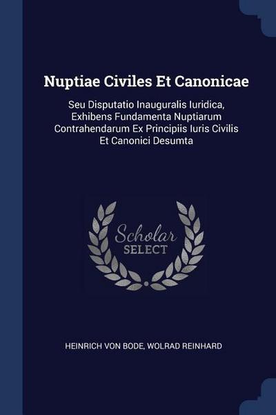 Nuptiae Civiles Et Canonicae