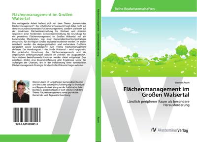 Flächenmanagement im Großen Walsertal