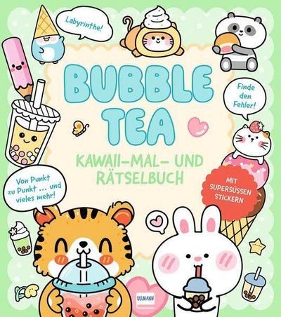 Kawaii-Mal-und-Rätselbuch - Bubble Tea