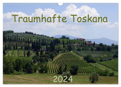 Toskana 2024 (Wandkalender 2024 DIN A3 quer), CALVENDO Monatskalender