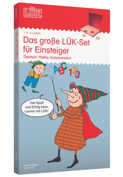 LÜK-Sets: Das große LÜK-Set für Einsteiger: Kasten + Übungsheft/e / 1./2. Klasse - Mathematik, Deutsch, Konzentration: Das große LÜK-Set für Einsteiger (LÜK-Sets: Kasten + Übungsheft/e)