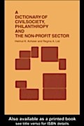 Dictionary of Civil Society, Philanthropy and the 