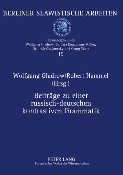 Beiträge zu einer russisch-deutschen kontrastiven Grammatik