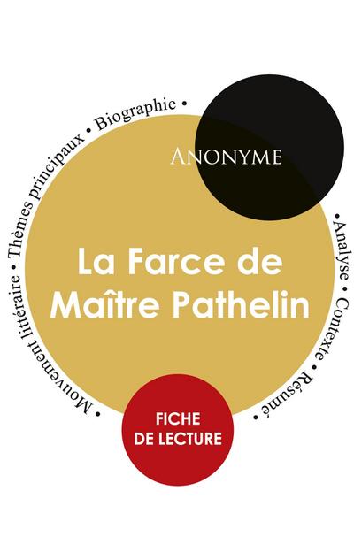Fiche de lecture La Farce de Maître Pathelin (Étude intégrale)