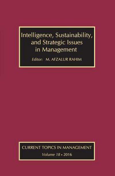 Intelligence, Sustainability, and Strategic Issues in Management