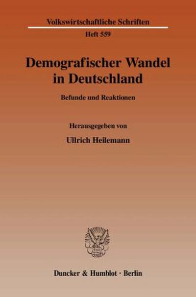 Demografischer Wandel in Deutschland.