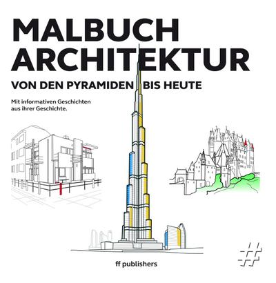 Malbuch Architektur. EBook Ausmalvorlagen