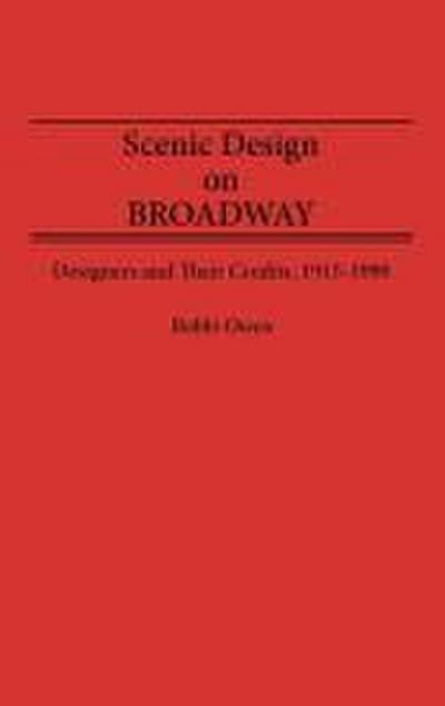 Scenic Design on Broadway