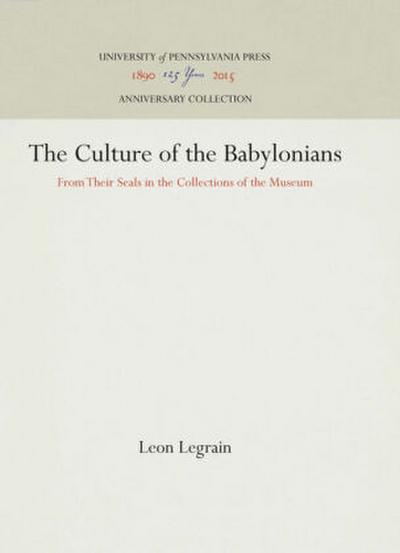 The Culture of the Babylonians