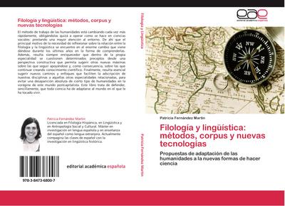 Filología y lingüística: métodos, corpus y nuevas tecnologías
