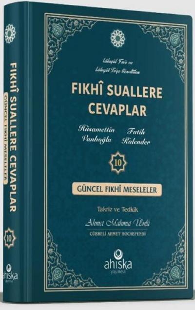 Fikhi Suallere Cevaplar 10. Cilt