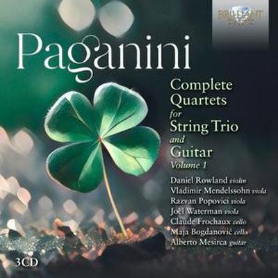 Paganini:Quartets For String Trio Guitar Vol.1
