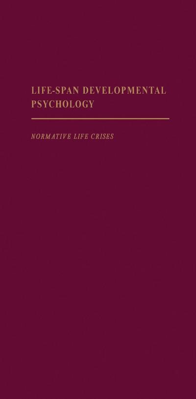 Life-Span Developmental Psychology
