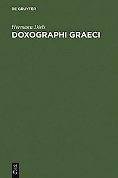 Doxographi Graeci