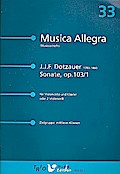 Sonate op.103,1für Violoncello und Klavier oder 2 Violoncelli