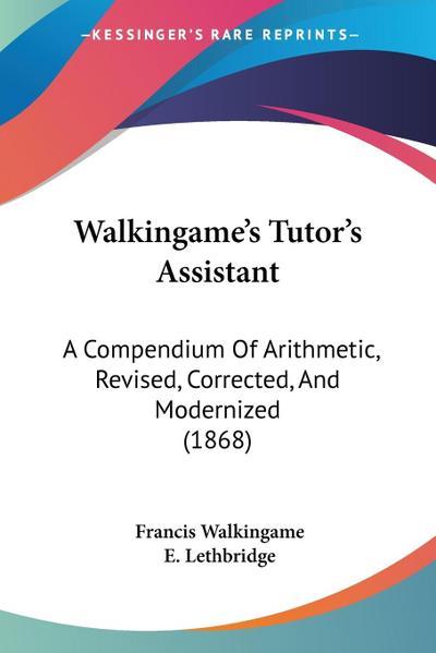Walkingame’s Tutor’s Assistant