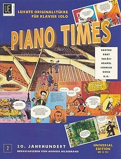 Piano Times 2: 20.Jahrhundert mit Cartoons. Bd.2