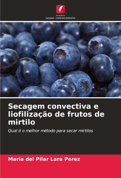 Secagem convectiva e liofilização de frutos de mirtilo