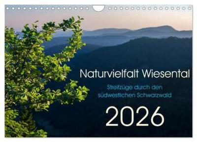 Naturvielfalt Wiesental (Wandkalender 2026 DIN A4 quer), CALVENDO Monatskalender