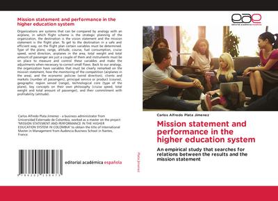 Mission statement and performance in the higher education system