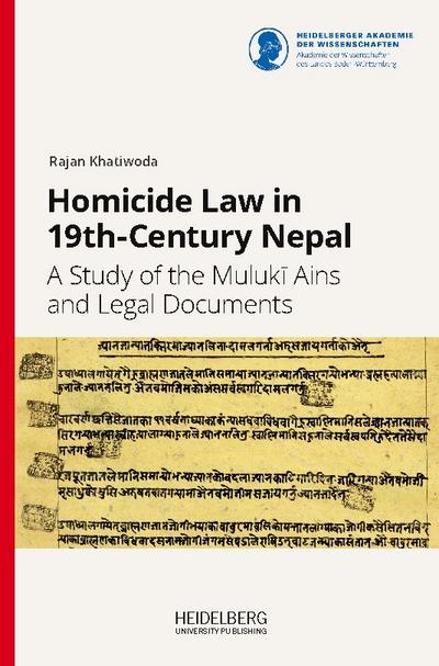 Homicide Law in 19th-Century Nepal