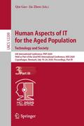 Human Aspects of IT for the Aged Population. Techn