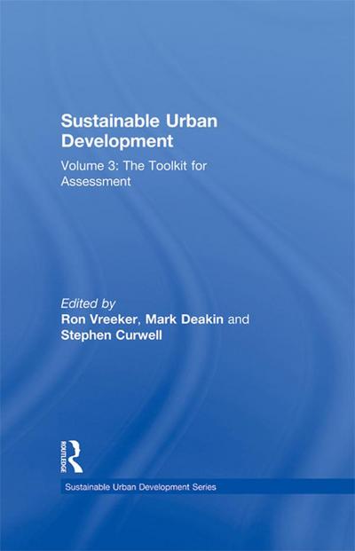 Sustainable Urban Development Volume 3