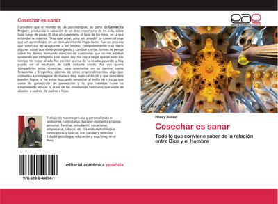 Cosechar es sanar