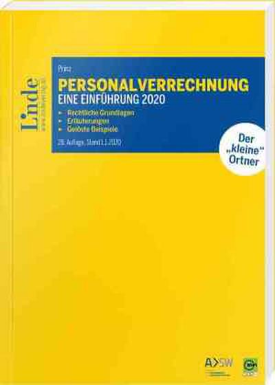 Personalverrechnung: eine Einführung 2020 (f. Österreich)