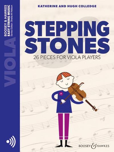 Stepping Stones: 26 Pieces for Viola Players Book/Audio Online