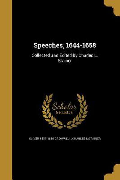 SPEECHES 1644-1658
