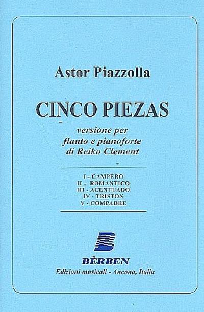 5 Piezasper flauto e pianoforte