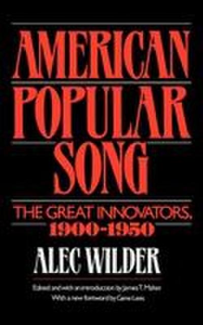 American Popular Song