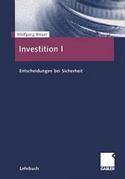 Investition I