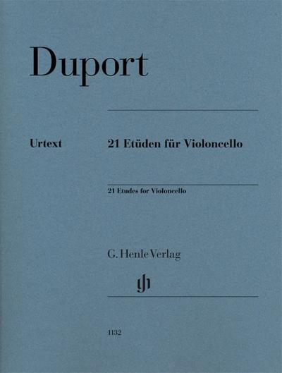 Duport, Jean-Louis - 21 Etüden für Violoncello
