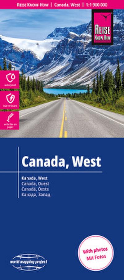 Reise Know-How Landkarte Kanada, West | Canada, West (1:1.900.000)