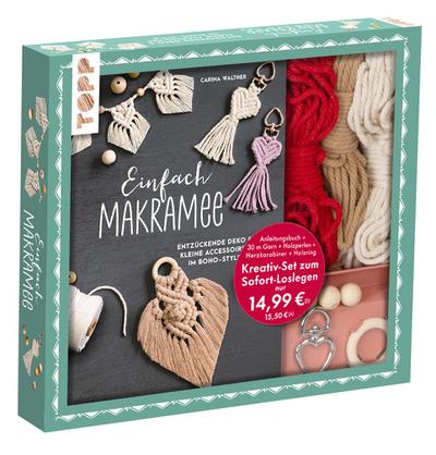 Kreativ-Set Einfach Makramee. Mit Anleitungsbuch und Material