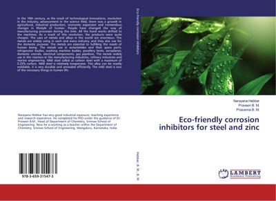 Eco-friendly corrosion inhibitors for steel and zinc