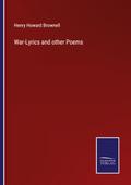 War-Lyrics and other Poems