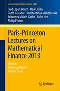 Paris-Princeton Lectures on Mathematical Finance 2