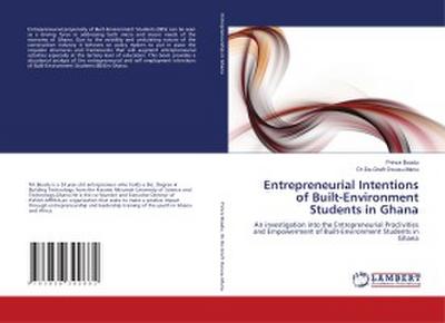 Entrepreneurial Intentions of Built-Environment Students in Ghana