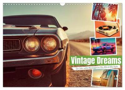 Vintage Dreams (Wandkalender 2026 DIN A3 quer), CALVENDO Monatskalender