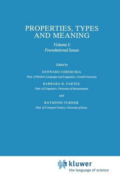 Properties, Types and Meaning