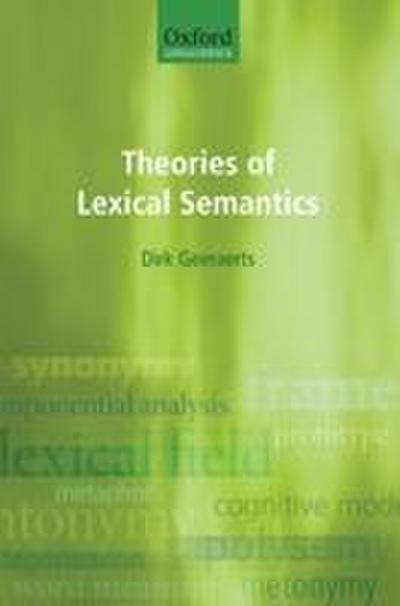 THEORIES OF LEXICAL SEMANTICS C